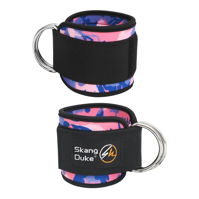 Ankle Straps, 2 Counts Workout Cuff Attachments for Exercise Bands, Ankle Straps for Leg, Glute and Ab Exercises, Fitness Equipment and Gym Accessories