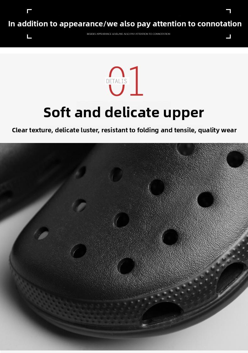 Mimilove Unisex Sandals Garden Clogs Women's Summer New Solid Color Slippers Couple Closed-Toe Beach Sandals Beach Clogs