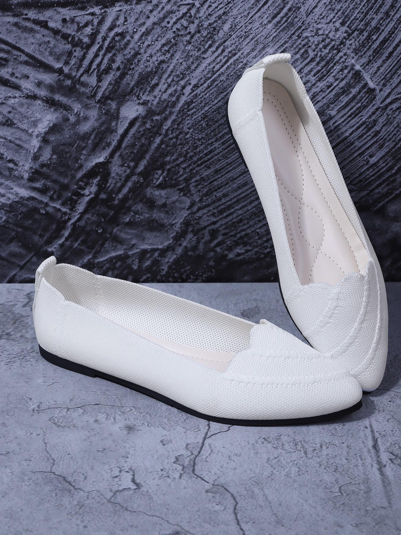 Women's Casual Slip-On Shoes Size 36-43, Breathable Comfortable Walking Shoe for Daily Wear & Office Use, Stylish Design