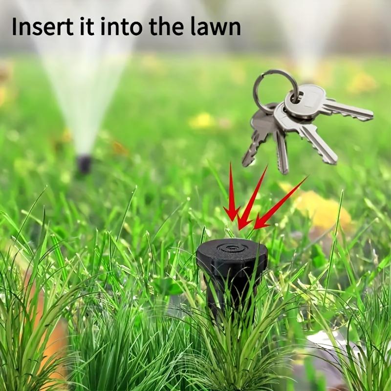 Realistic-looking gardening key hider, waterproof key safe, suitable for outdoor gardens, courtyards, and lawns, can be easily inserted into the garden or lawn, waterproof and corrosion-resistant gardening tool. Key hider