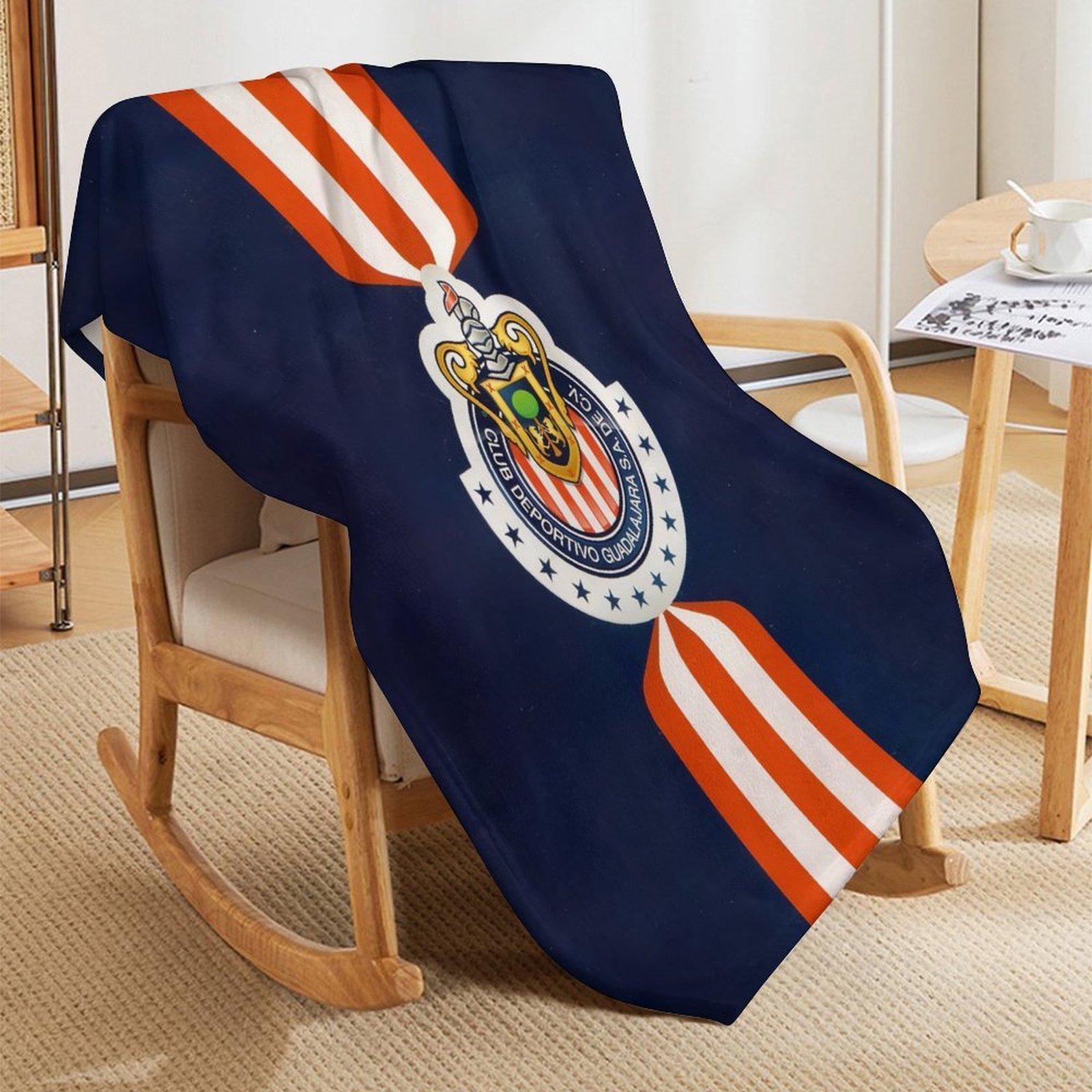 Chivas Blanket - Chivas Deportivo, Liga MX, Las Chivas of Guadalajara, Mexican football fan Blanket,  Mexican league Soccer Club Blanket  , Cobija Sherpa Plush del Chivas, Regalo Papá, Regalo Mamá, Regalo Abuelo