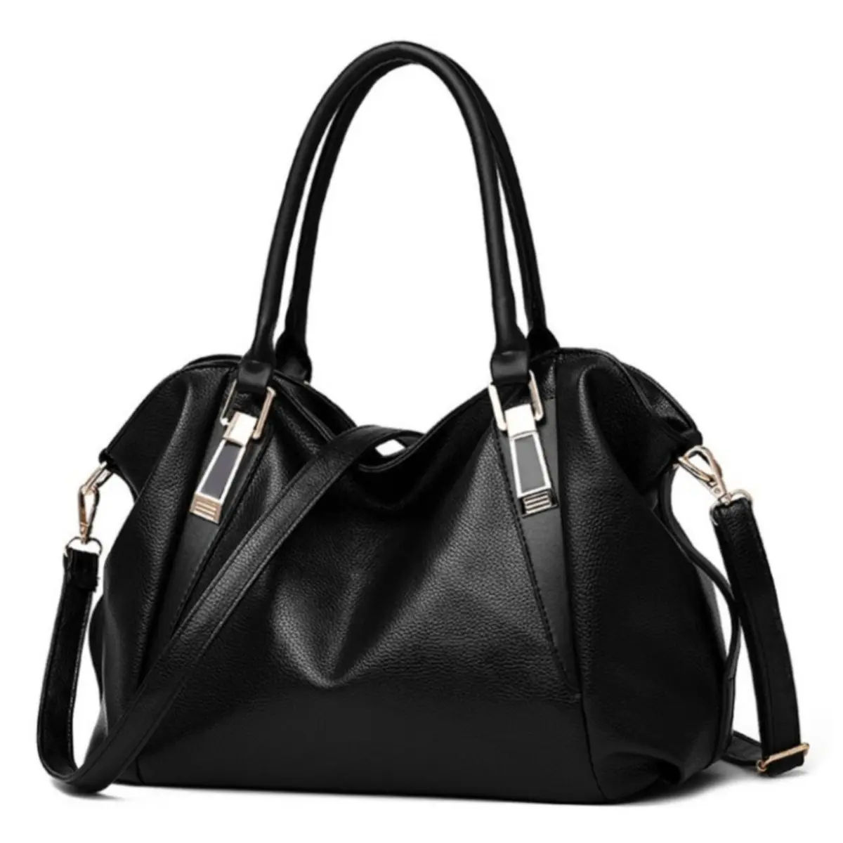 Women's Convertible Tote Bag – Multi Pocket Shoulder & Crossbody Handbag with Zipper Compartments