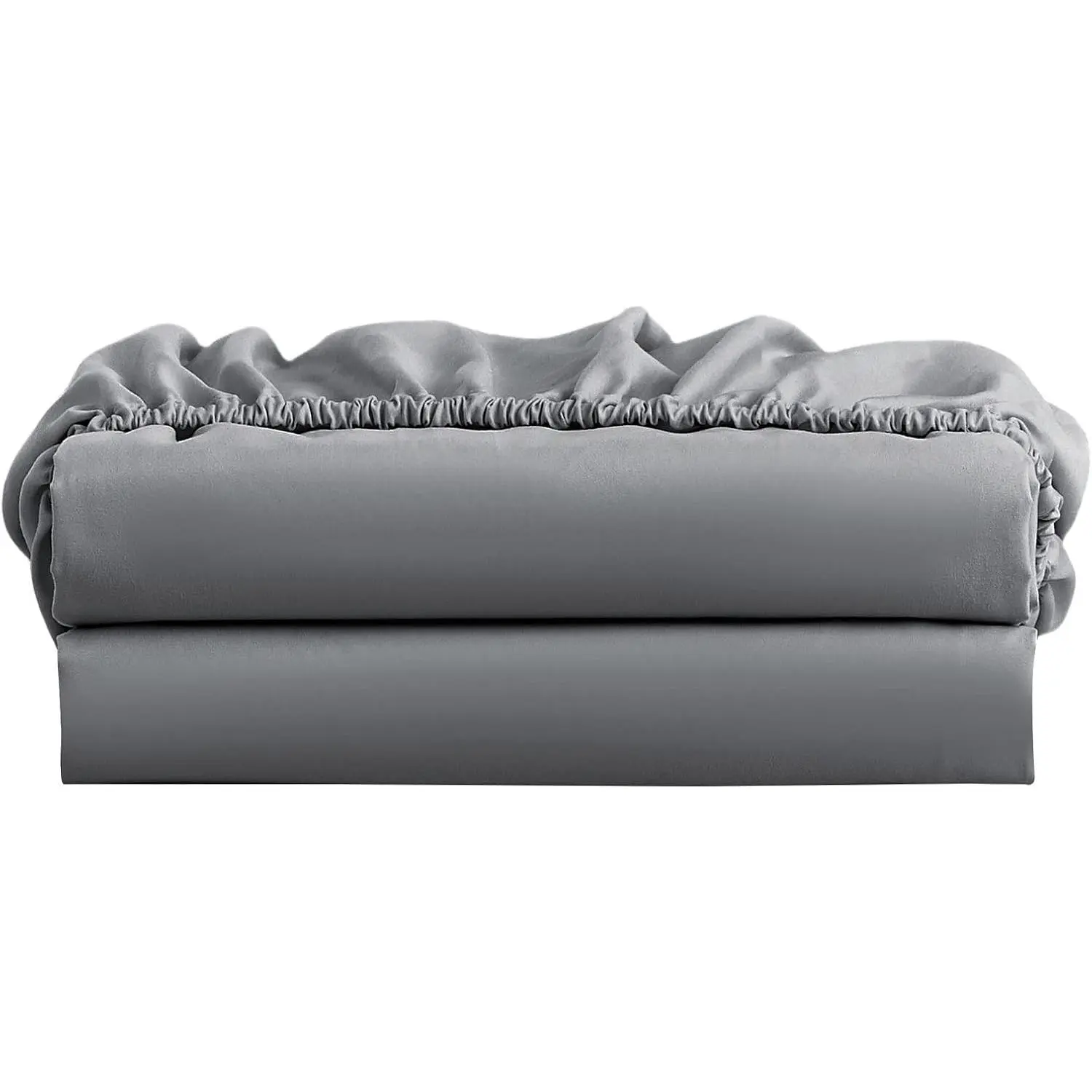 Twin Fitted Sheet 2 Pack - Hotel Quality - Ultra Soft & Breathable - Brushed Microfiber - Deep Pocket - Cooling Fitted Sheets for Twin Size Bed (Dark Grey)