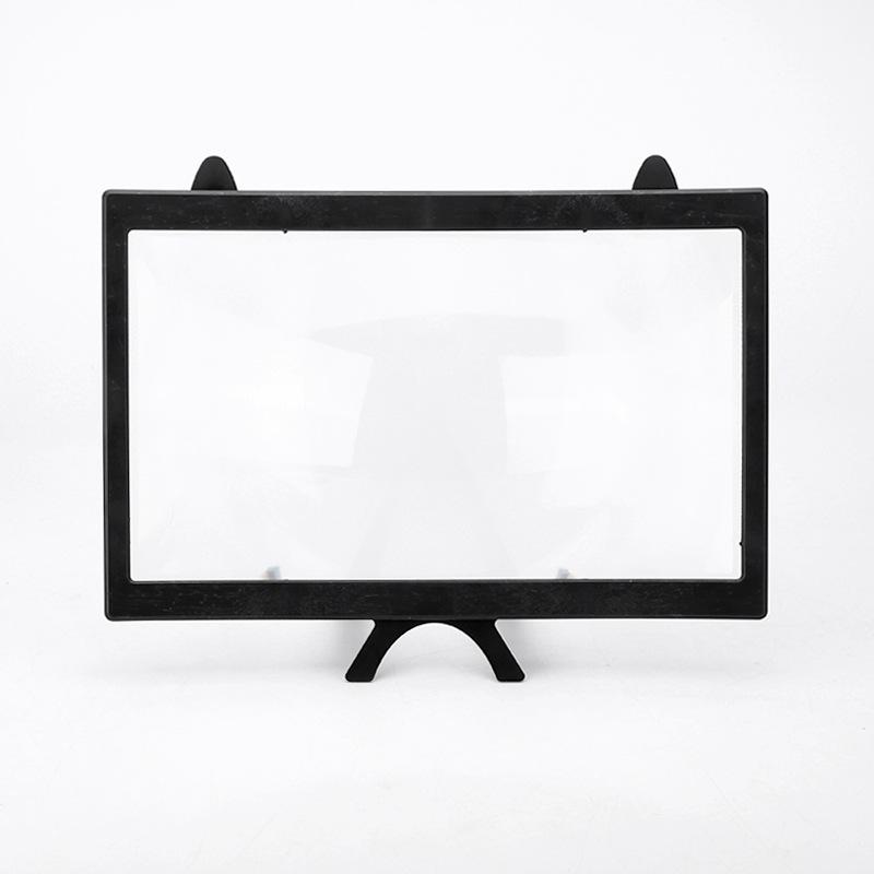 12 Inch Curved Screen Magnifier 3D HD Multifunctional Lazy Stand Creative Accessory for Smartphone Clear View Eyesafe