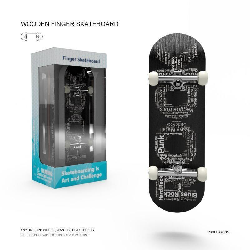 SleekHush Portable Fingerboard - "Pocket Rocket" for Daily Trick Practice, Ideal Skatepark Alternative, Start Shredding Anytime Anywhere