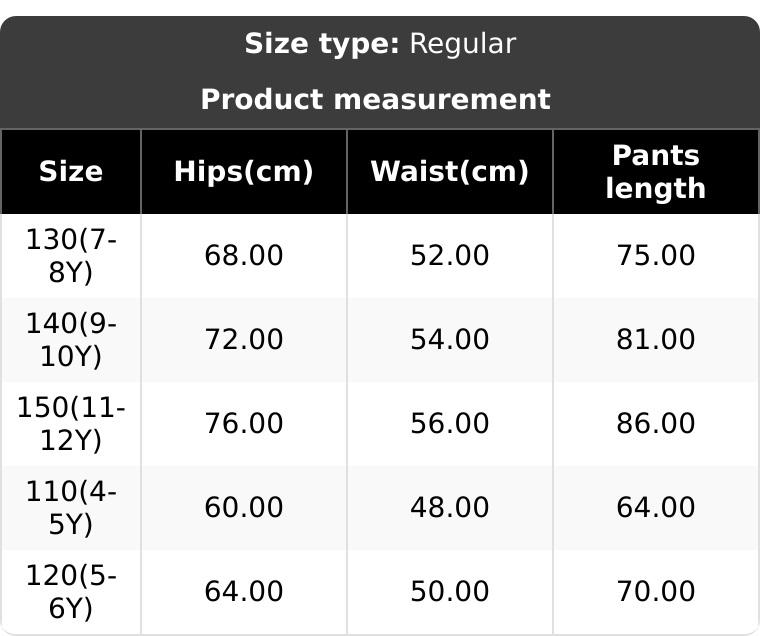 4-Pack Girls' Plain Comfortable Stretchy Casual Bell Bottom Pants, Elastic Outdoor Sports Leisure Bell Bottoms, Suitable for Ages 3+