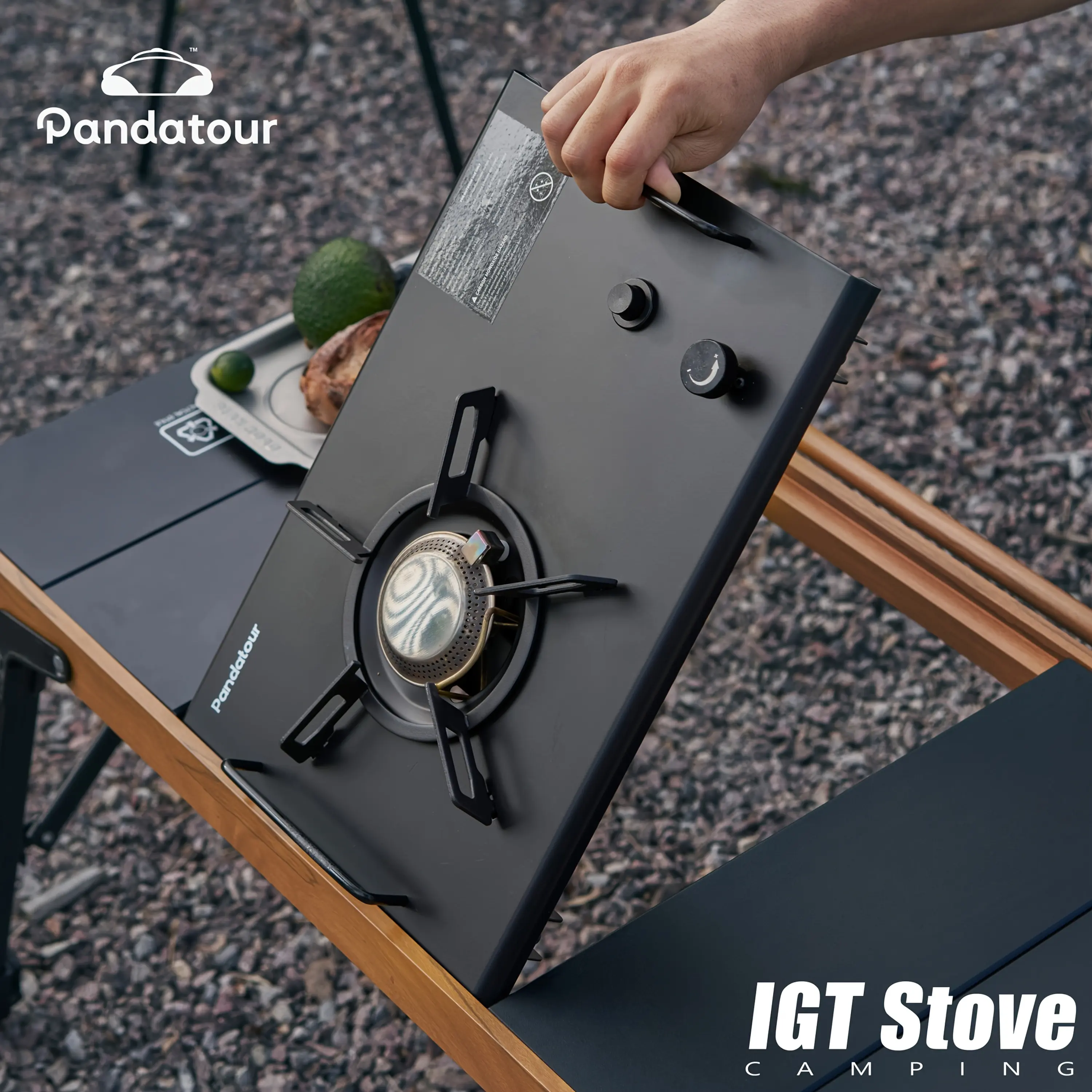 Outdoor Folding Stove, Ultra Light Camping Picnic Barbecue Table IGT Stove,Unit 1 Folding Outdoor Camping Stove