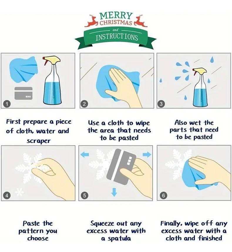 1Pc45Cm*60Cm Christmas Decorative Window Stickers, a Classic Christmas Tree Window Grille, Pvc Electrostatic Stickers, Holiday Glass Door Stickers, Shop Decorations