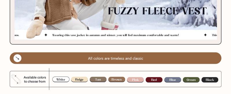 Imily Bela Womens Fuzzy Fleece Vest Casual Oversized Warm Button Down Sherpa Vest Jacket with Pockets