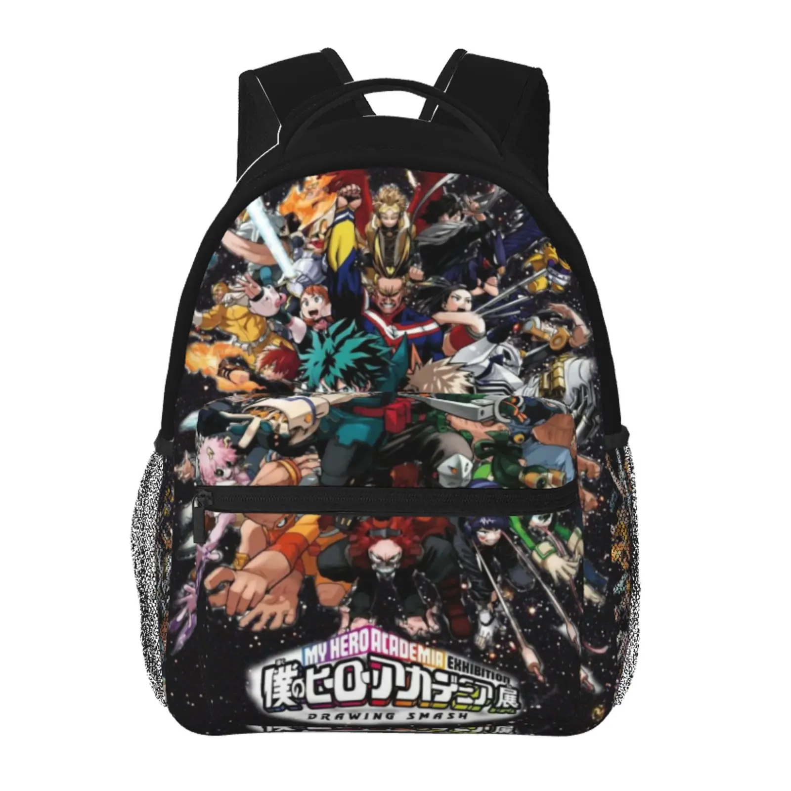 Anime my hero academia Printed Backpack, Cute School bag for Girls Boys Teens, Cartoon Backpacks Kawaii Kids Lightweight backpack with adjustable straps Bookbag, Travel, School, College, Work, Backpack, Daily Use