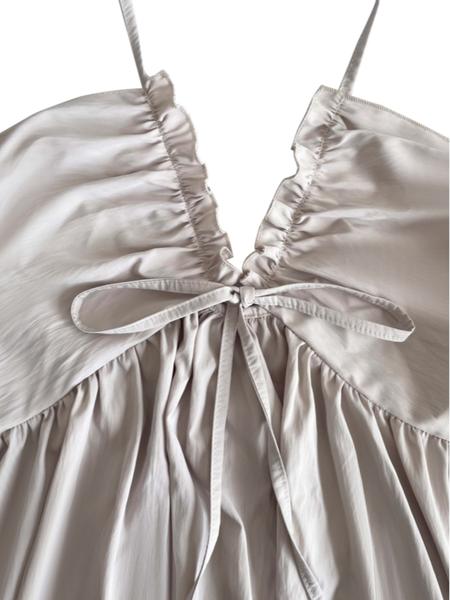 Women's A-Line Dress with Adjustable Straps, Stylish Lace-Up Detail for Summer, Casual Elegant Fashion for Women