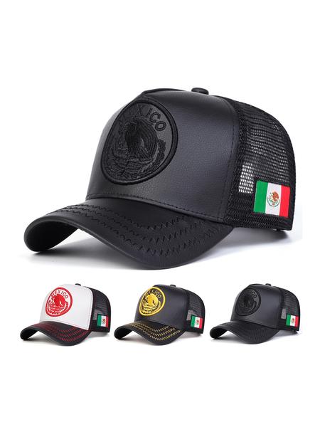 Mexico Flag Baseball Cap, Unisex Adjustable Sun Protection Hat, Casual Outdoor Sports Cap for Daily Wear, Snapback Baseball Cap
