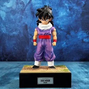Dragon Ball Z Goku Son Handmade Figure, Martial Arts Uniform, Scarf, Plaque Base, High Detail, Limited Edition
