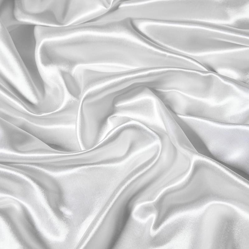 Solid Color Satin Fitted Sheet Set, 3 Counts/set Including 1 Fitted Sheet & 2 Pillowcase without Filler, Soft Comfortable Bedding Set for Bedroom, Dormitory, Hotel