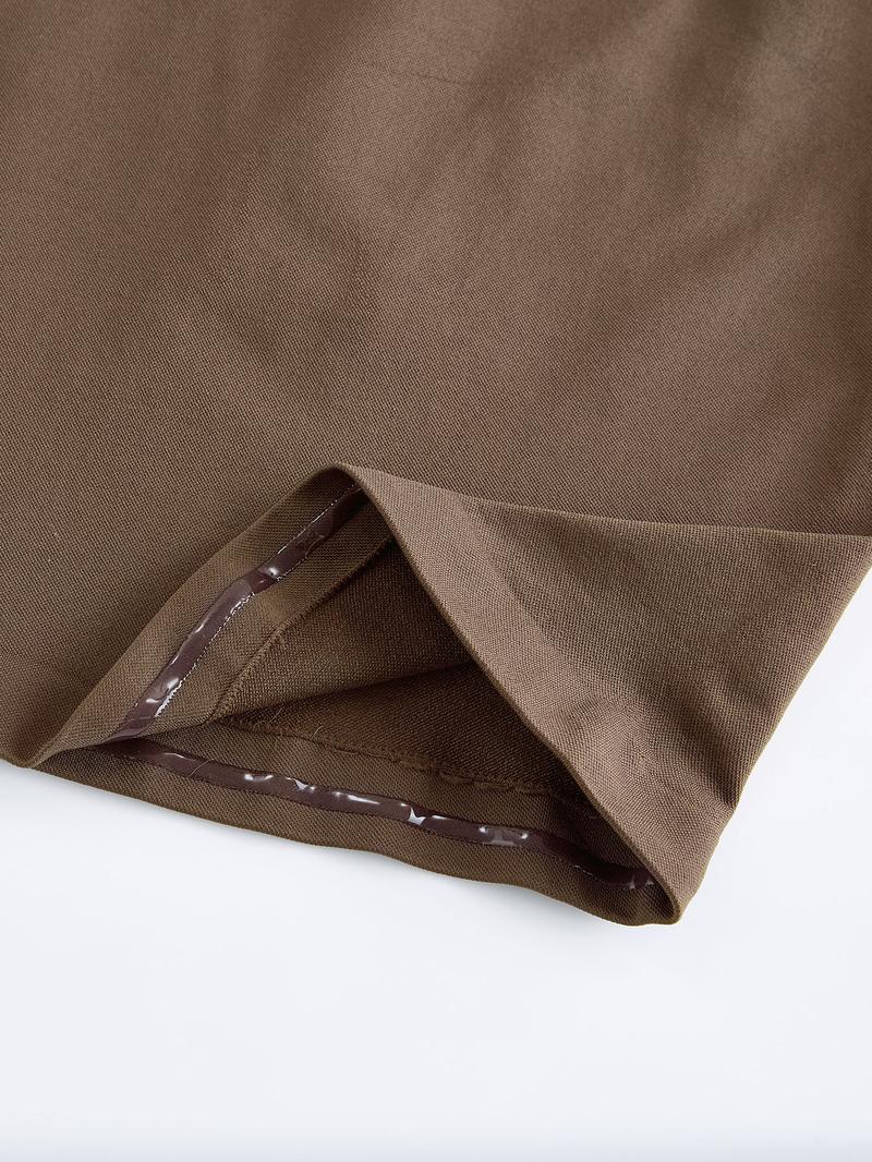 Women's Seamless Waist-Centric Bodycon Skirt, High Elastic Comfort, Dual-Layered Compression, Anti-Slip Design, All-Season Wear