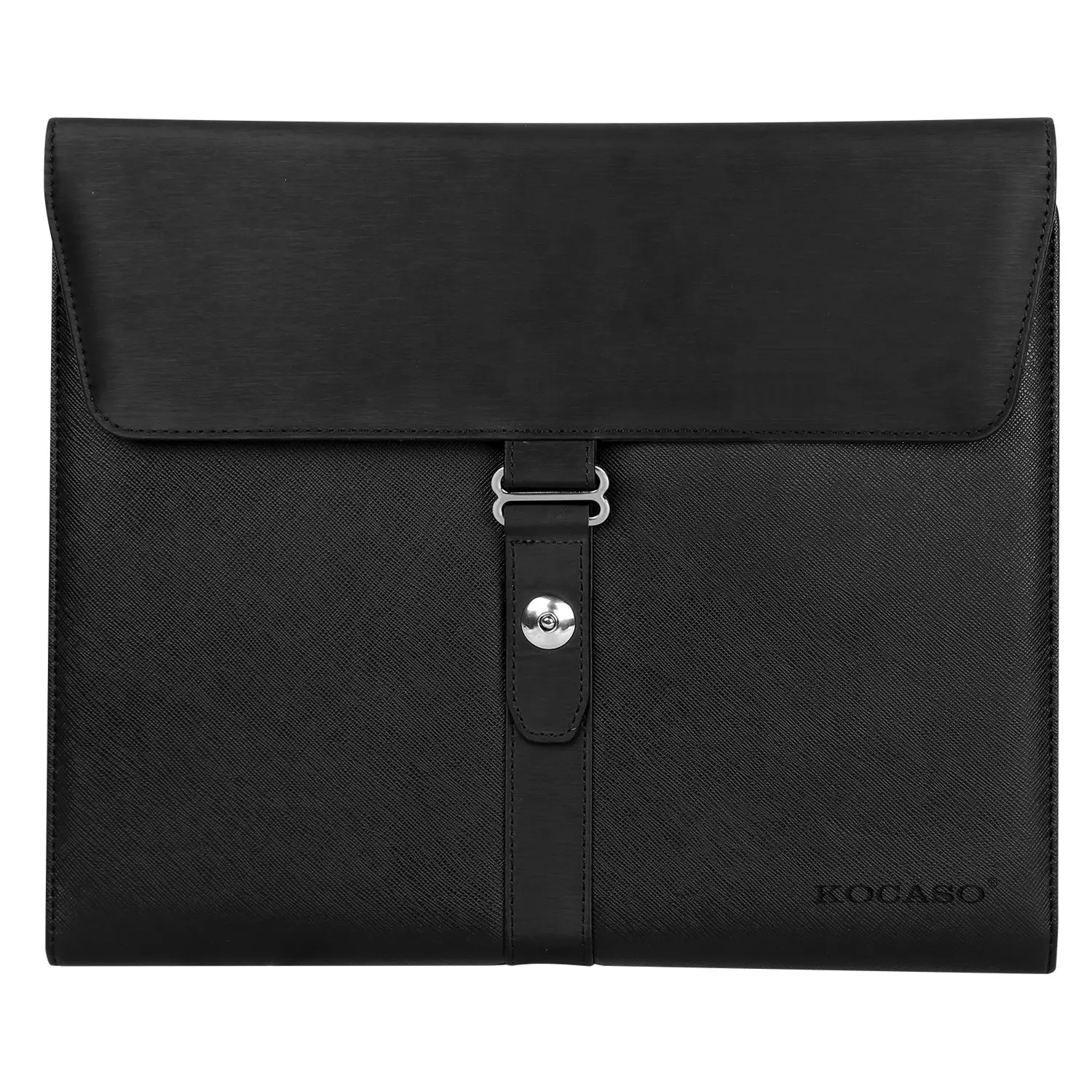 PU Leather Padfolio Portfolio Folder, Business Document Organizer with 9.7" iPad Holder, Resume Folder, Business Card & Document Storage