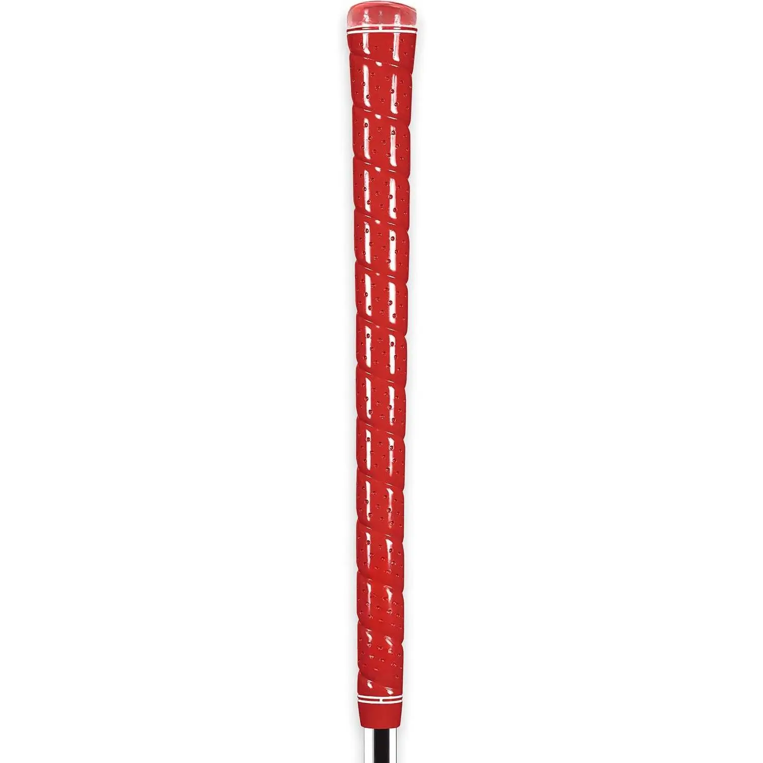 Tour Wrap  Grip - Comfortable, Durable Grip for Clubs - Classic Wrap Design with High-Tack Feel - Rubber Construction - Red