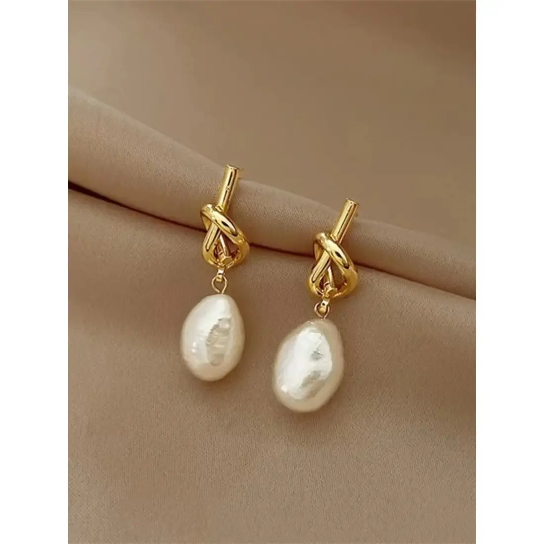 Elegant Knot Design Earrings, Fashion Jewelry for Party, Daily Clothing Decor, Trendy All-match & Exquisite Jewelry for Birthday Gift, High Quality Earrings, Fashionable Jewelry Accessories