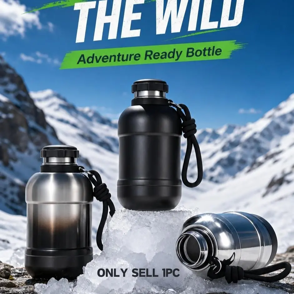 Outdoor Insulated Thermos Flasks for Picnics, 316 Stainless Steel, Large Capacity, Portable, Keeps Cold and Hot, Ideal for Outdoor Use