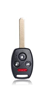 Key Fob Remote Replacement Fits Honda CRV 2007 2008 2009 2010 2011 2012 2013/CRZ 2007-2014 2015/Fit/Insight/Accord Coupe/Crosstour MLBHLIK-1T Keyless Entry Remote Control 35111-SWA-306