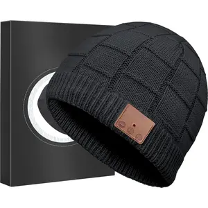 Bluetooth Beanie Hat Headphones Unique Tech Gifts Stocking Stuffer,The Max Volume Output is up to 110dp, you can enjoy clear and high-quality music even on a noisy street with enhanced HD speakers