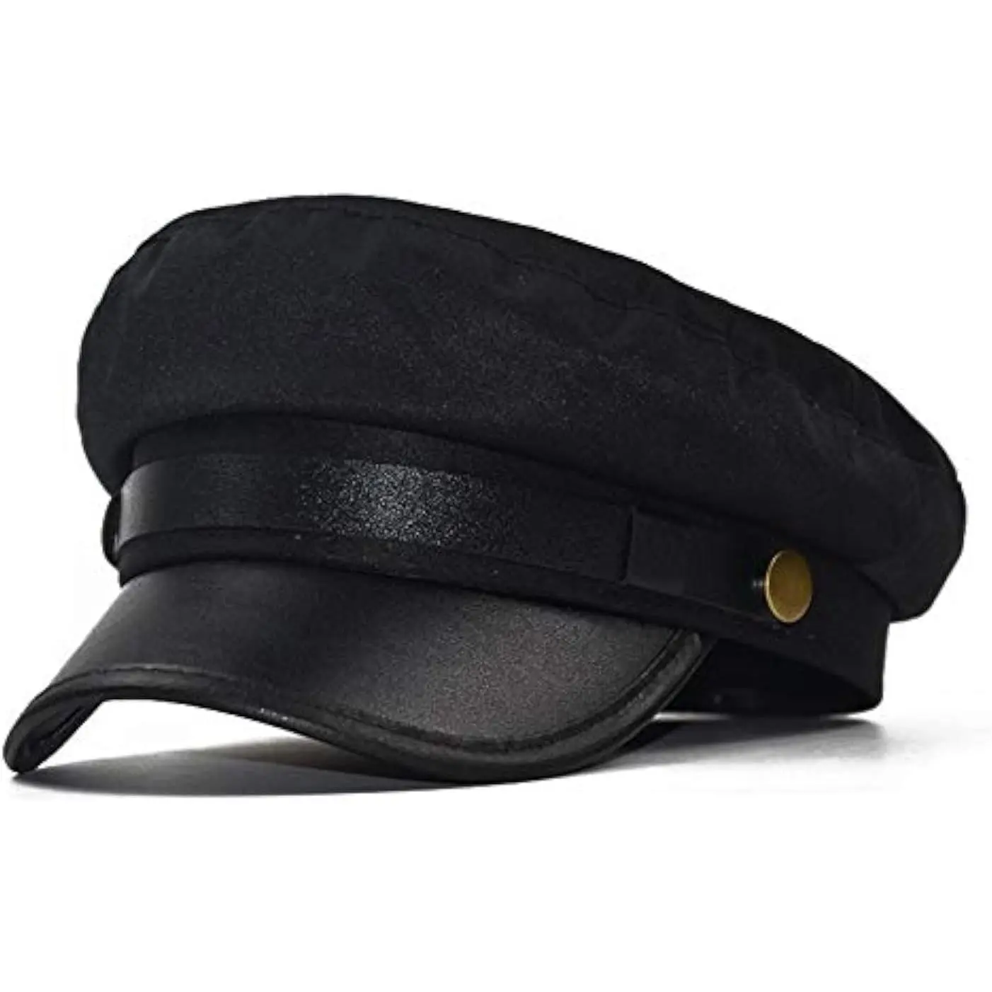 Vintage Chauffeur Hat - Unisex Newsboy Beret for Sports & Outdoor Accessory Use, Fitness for Everyone, Costume Gift Option, One Size, Fabric