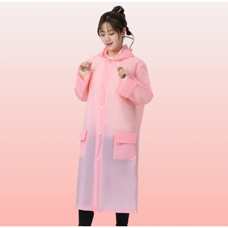 Premium Reusable Full Body Integrated Raincoat With Dual Pockets And Wide Brim Hat For Adult Travel Heavy Rain Resistant Poncho