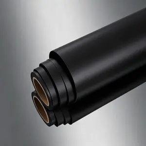 Premium Matte Satin Metallic Black Vinyl Wrap Film Car Sticker Decal With Air Release Self Adhesive