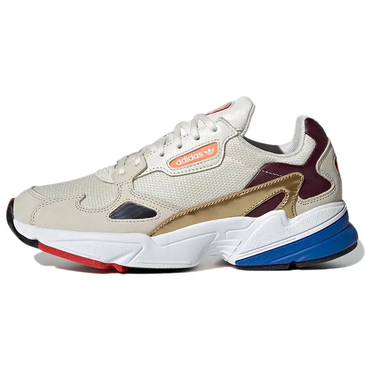 adidas Originals Falcon Leather Comfortable Versatile Non-Slip Low-Top Dad Shoes G54688