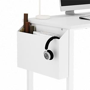 Lufeiya L Shaped Computer Desk with Power Outlet Shelves, 47 Inch Corner Desk for Home Office Bedroom, L-Shaped Study Writing Working PC Desks Table Furniture Lufeiya L Shaped Computer Desk with Power Outlet Shelves, 47 Inch Corner Desk for Home Office Bedroom, L-Shaped Study Writing Working PC Desks Table Furniture