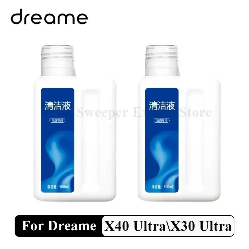 500ML Cleaning Liquid for Dreame X40 Ultra, X30 Ultra, H11/h11 Max/h12/h13/h12 Pro, M12, W10, Essential Parts Accessories