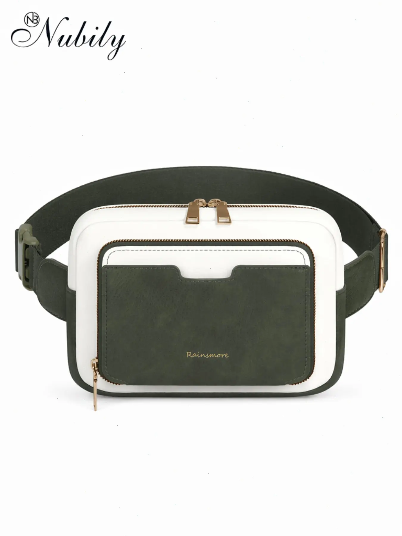 Fanny Packs for Women, Leather Belt Bag, Adjustable Vintage Crossbody, Multi-Pocket Waist Bag, Zipper Fanny Pack, Ideal for Work, Running, Travel, Party Gift
