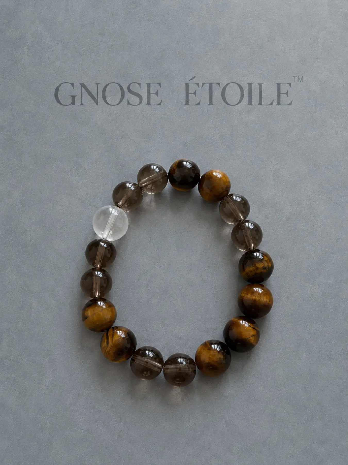 <Mellified Eye>Natural crystal and ore bracelets
