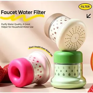 1pc Portable Multi-Layer Faucet Filter, Rotatable Faucet Filter Sprayer, Washable Tap Extender Water Saver for Kitchen Bathroom