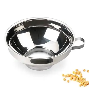 Canning Funnel for Kitchen Use, Wide Mouth Funnel for Wide and Regular Mouth Mason Jar, Large Funnel for All Liquid and Solid