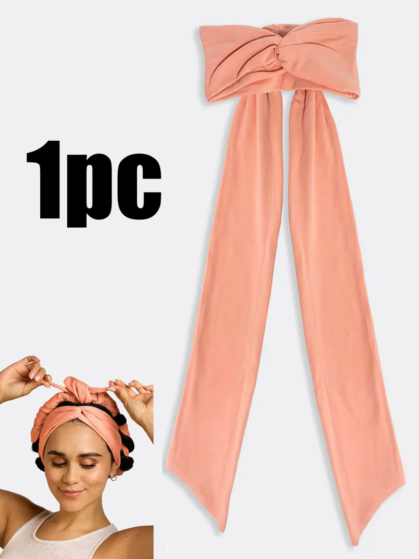 1pc Heatless Curling Headband for Women, Overnight Heatless Curlers, Gentle Hair Care, Comfortable Sleep, Yoga Headband, Sporty Style, All Seasons