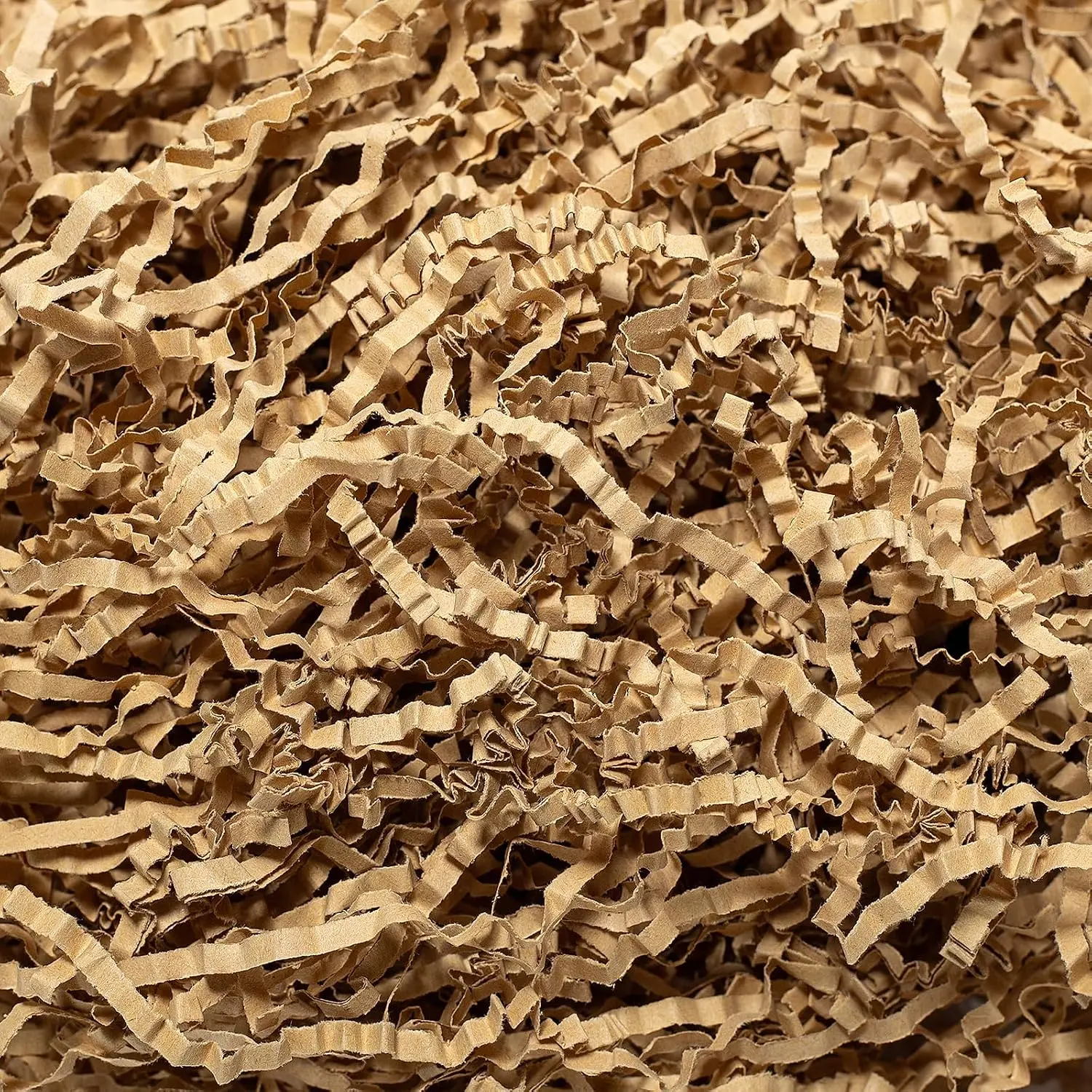 2 LB Crinkle Cut Paper Shred Brown Crinkle Shredded Paper -  Box Baskets Bag Filler -  Confetti Stuffing for Birthday, Holiday  Packaging Wrapping
