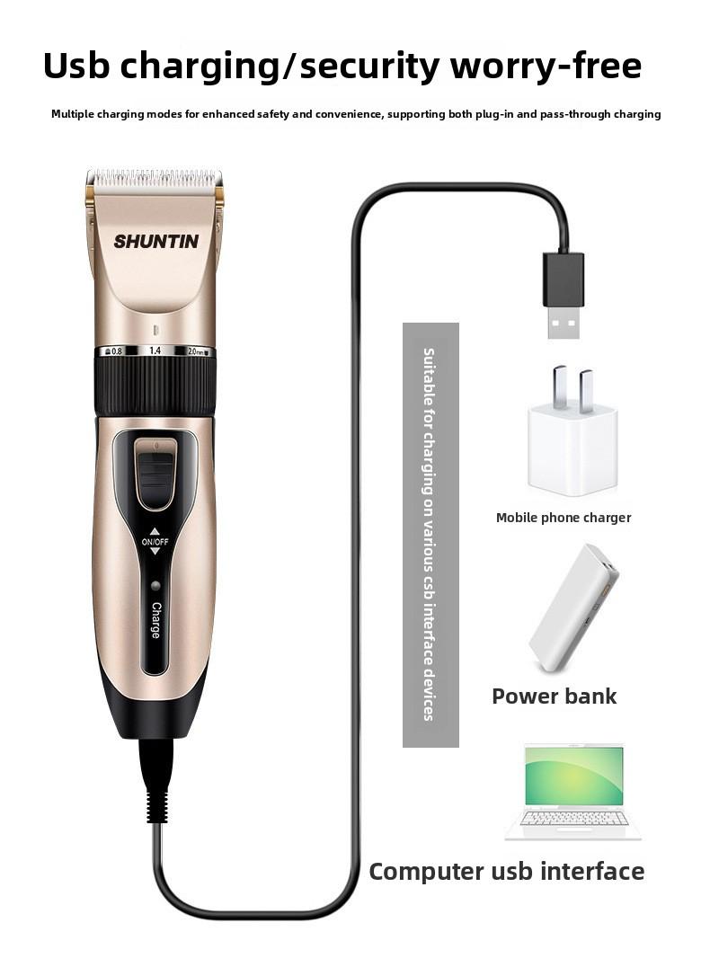 Hair clipper, electric hair trimmer, rechargeable electric clipper, magical tool for self-haircut, electric hair cutter for home and salon use