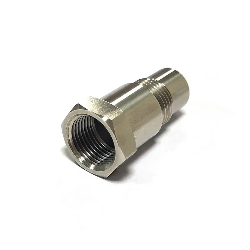 1-4Pcs Industrial Stainless Steel Threaded Pipe Fittings, Durable Pipe Connectors, Secure Connection, Ideal for Reliable Plumbing Solutions