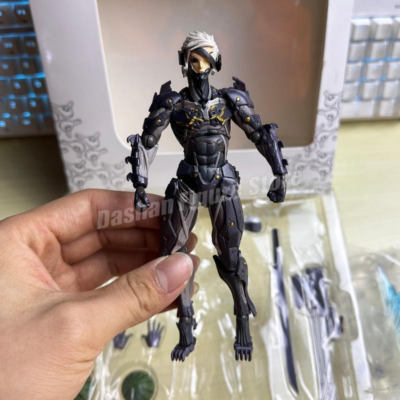 Kaiyodo Revoltech Metal Gear Solid Raiden Action Figure PVC Movable Model #140 Collection 15cm Solid Snake Jack Figurine Toys popular