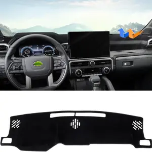 Custom Velvet Dash Cover Mat for Toyota Tacoma 2024-2026 / 4Runner 2025-2026, UV Shield Dashboard Protector Accessories