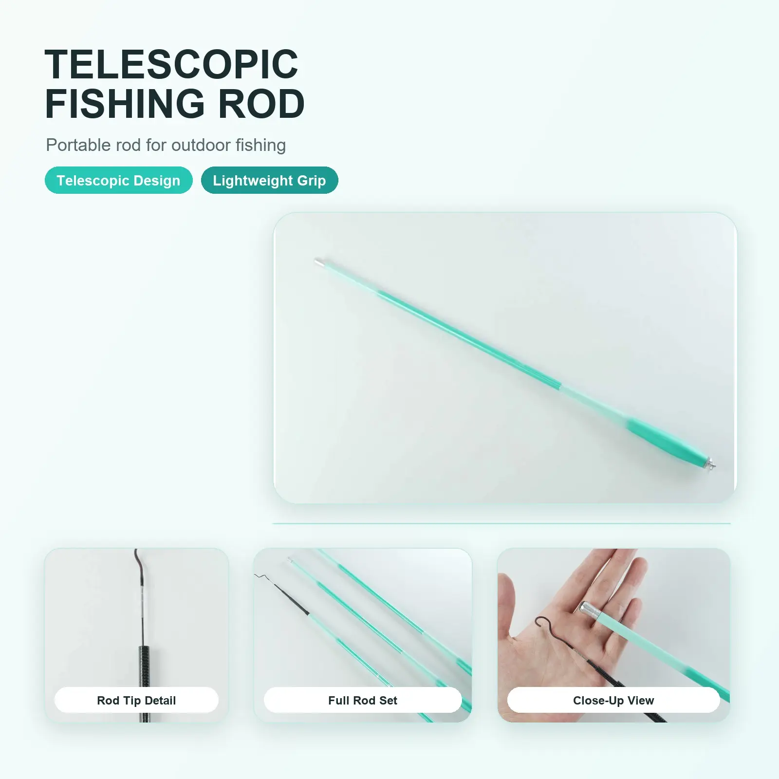 Ultra-Light Carbon Fiber Telescopic Fishing Rod, Portable Mini Stream Rod, Ideal for Beginners, Freshwater Micro Fishing Gear, Outdoor Fishing Supplies