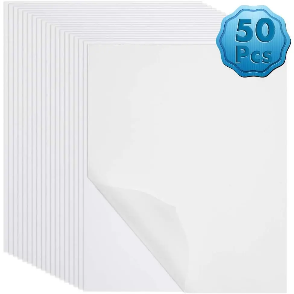 50 Sheets Vellum Paper 8.5 x 11 Inches Translucent Clear for Printing Sketching Tracing Drawing Animation