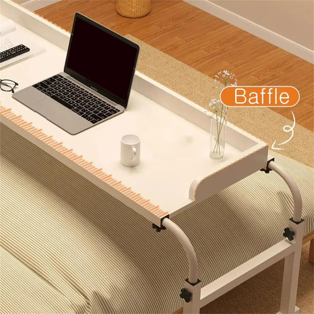 verbed Table with Wheels Overbed Desk Over Bed Desk King Queen Bed Table Overbed Laptop Table Over Bed Table with Wheels