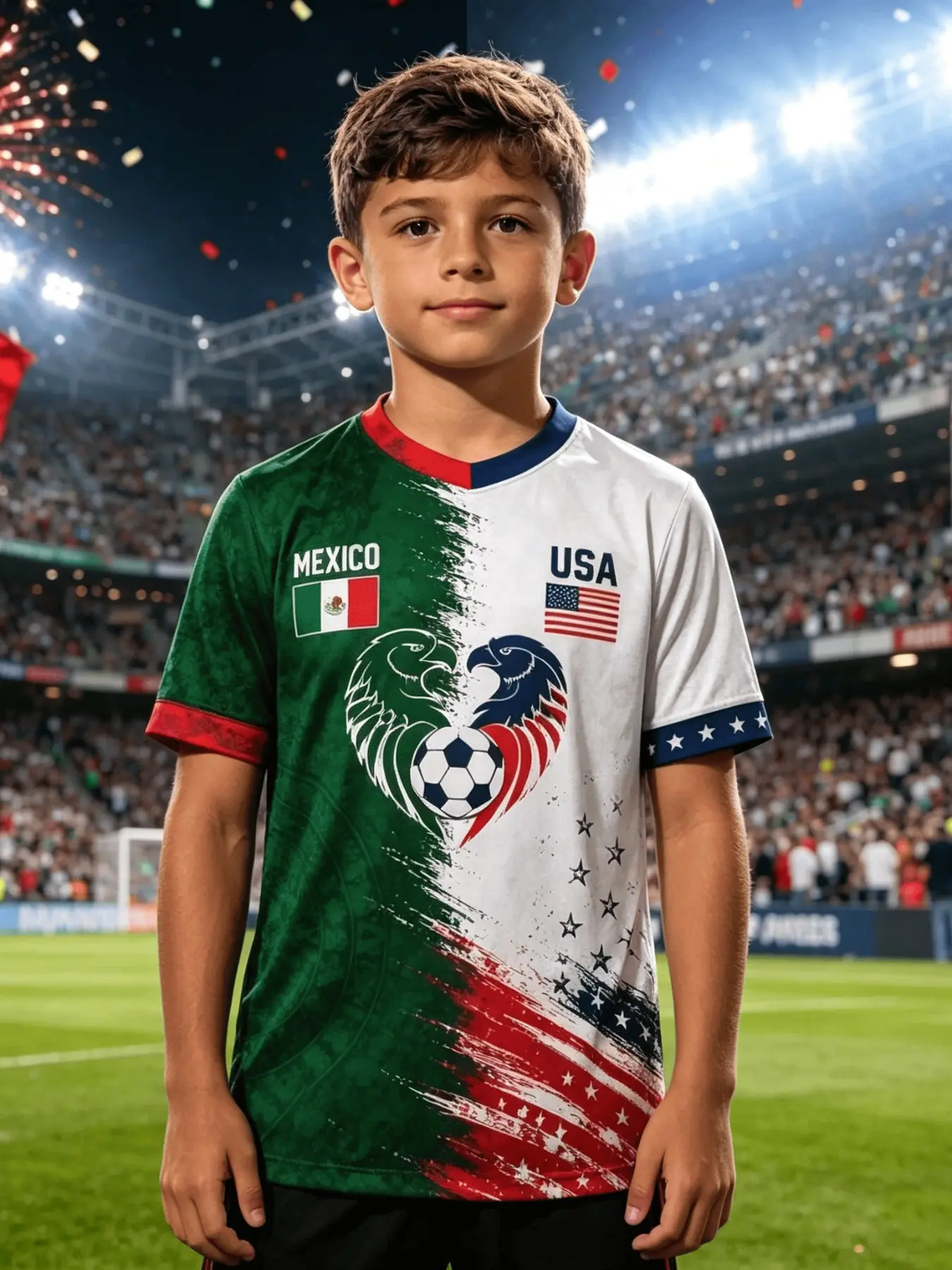 Boys' Casual Long Sleeve T-Shirt, All over Print, Loose-Fitting, Breathable, Quick-Dry, Outdoor Training Wear, Four Seasons