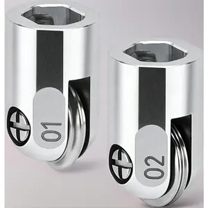 Single & Double Scoring Wheel Tips (01+02), Scoring Tool Compatible with Cricut Maker 4/Maker 3/Maker, Score Wheel Tip Score Wheel Replacement Tips for Cards, Envelopes, Gift Boxes, 3D Crafts