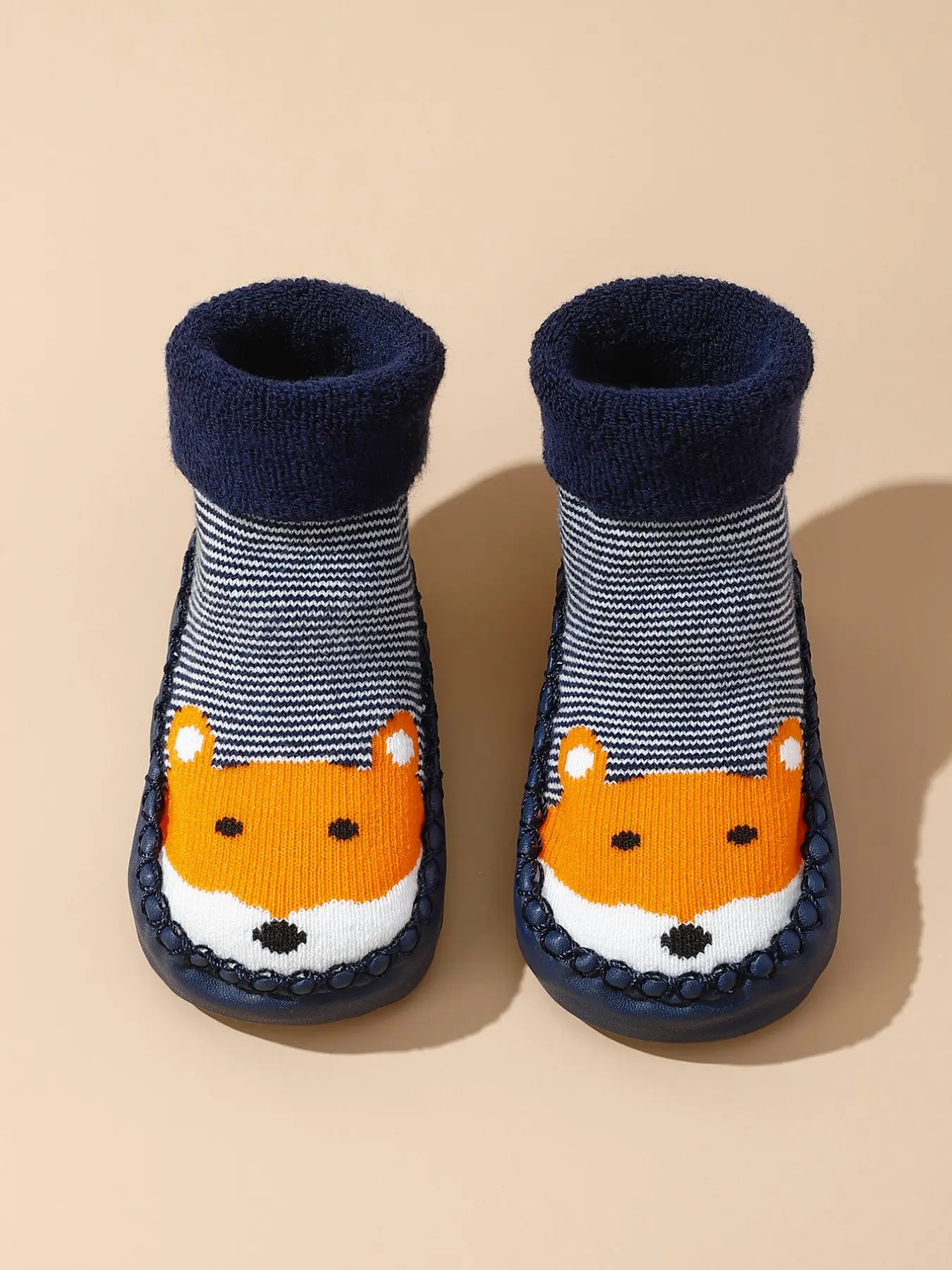 Fall Winter Walker Shoes, Cartoon Non-Slip Early Education Floor Socks, Suitable for Indoor and Outdoor, Toddler Footwear
