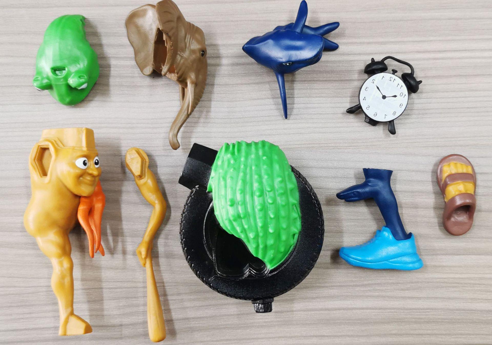 Italian Brainrot Figurine Monster Fusion Edition Tungtungtung Sahur Figure Tralalero Tralala Toys Cartoon Model Ornament Gifts