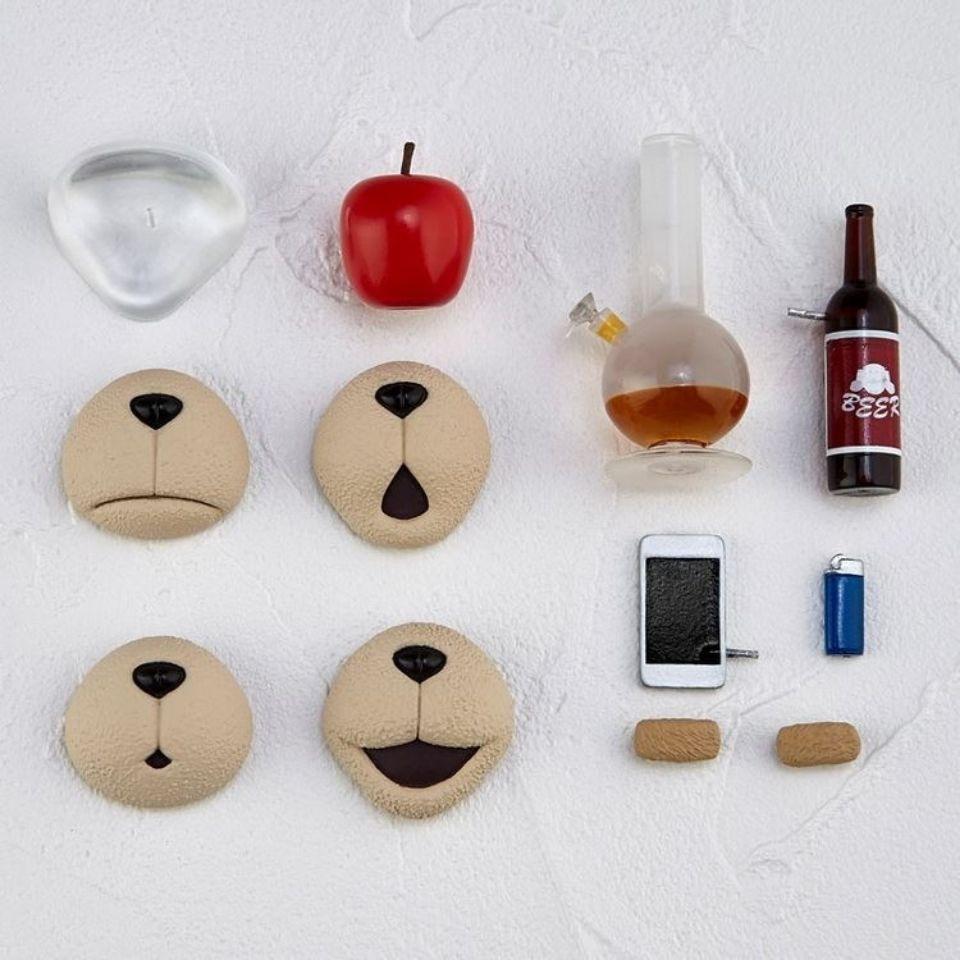 Ted 2 Figure Bjd Ted Teddy Bear Action Figure Revoltech No.006 Teddy Brick Figure Gk Movie Model Toy Gift