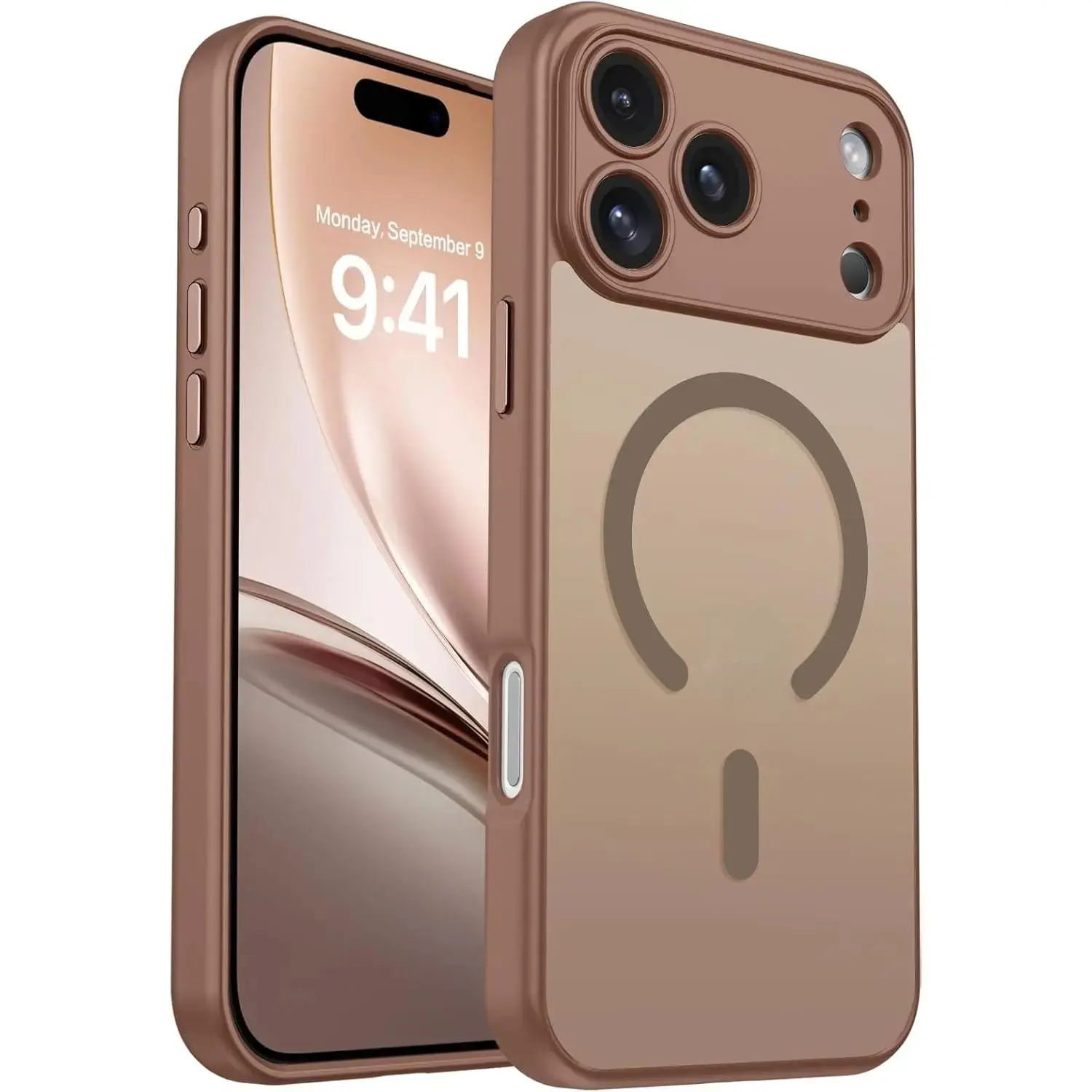 [LX]For IPhone 17 Pro Max Cases 16 15 14 13 12 Pro Max Case ,[Upgraded Full Camera Protection] [Compatible With Magsafe] [Translucent Matte] Drop Protection Shockproof Protective Phone Cover Case